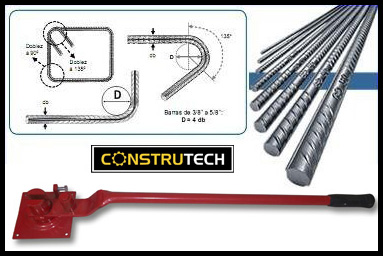 Dobladora de Hierros Construtech