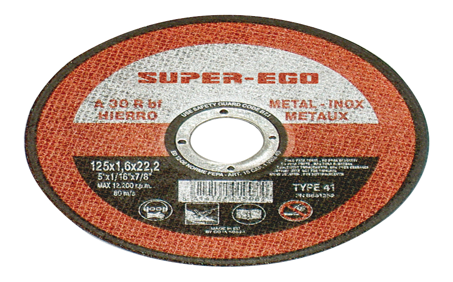 Disco de corte Exterior Plano 115X1.6mm Super-Ego