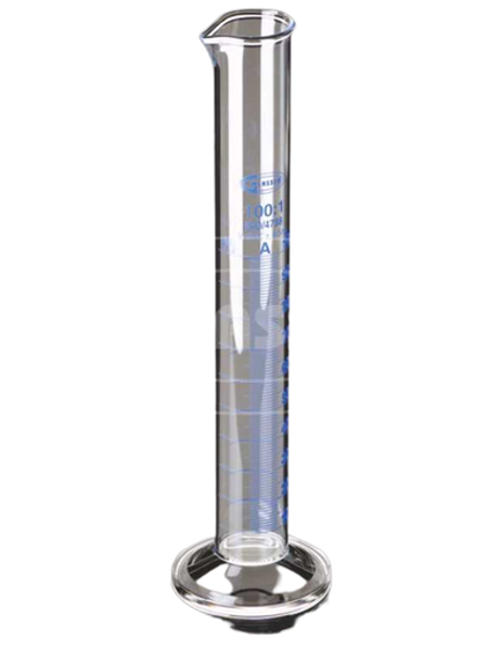 Imagen de Caja por 2 Probetas de Vidrio con Base Redonda Clase A Glassco (100ml)