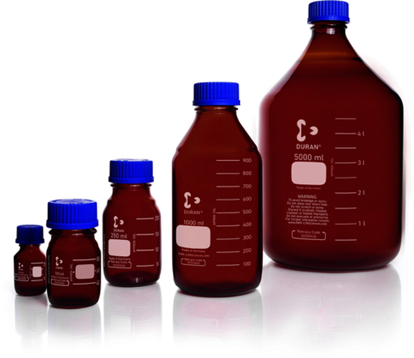 Imagen de Frasco con Rosca Din Graduado Ámbar 10ml Duran