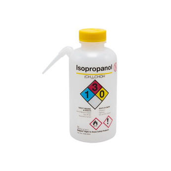 Imagen de Piceta 500ml LDPE para Isopropanol Etiqueta Amarilla Nalge-Nunc
