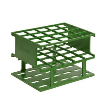 Imagen de Gradilla Acetal Cuadrada Verde para 9 Tubos 30mm Nalge-Nunc