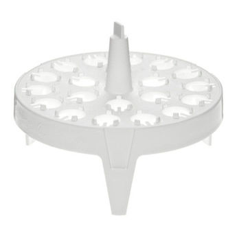 Imagen de Gradilla PP para 20 Microtubos Redondo Blanco Nalge-Nunc