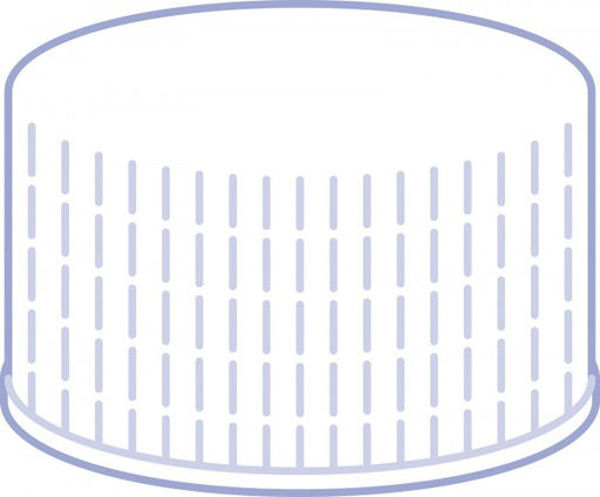 Imagen de Tapa Ciega para Vial N°24 PTFE/Butilo Macherey-Nagel