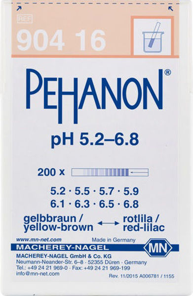 Imagen de Tiras de pH 5.2-6.8 Macherey-Nagel - PEHANON