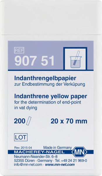 Imagen de Papel Amarillo para Tintas Macherey-Nagel - Indanthrene