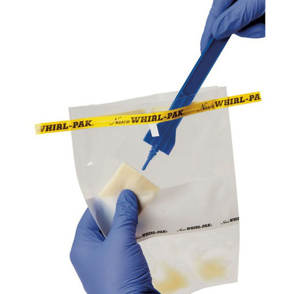 Imagen de Bolsa Estéril 710ml con Mango y Esponja Hidratada HiCap Whirl-Pak