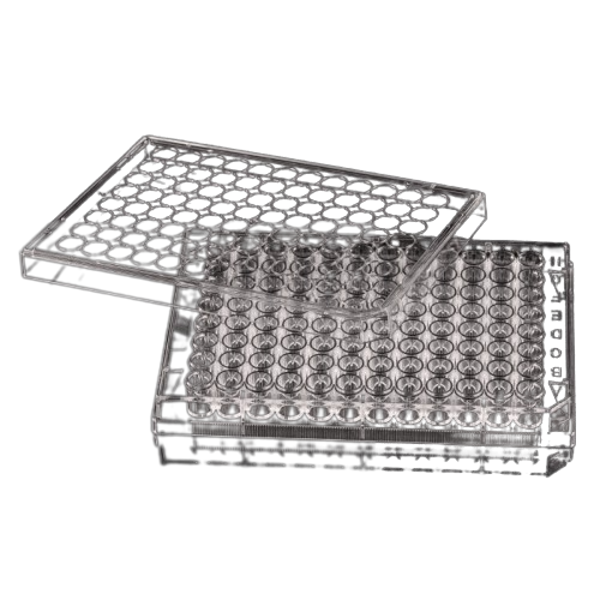 Imagen de Paquete de 100 Placas TC de 96 Pozos con Fondo Plano Estériles Nest