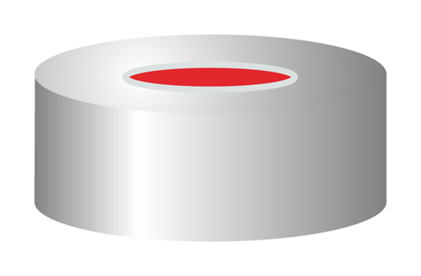 Imagen de Paquete de 100 Tapas de Aluminio para Viales N°20 con Septa Macherey-Nagel