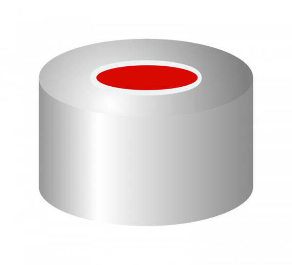 Imagen de Paquete de 100 Tapas para Viales 2ml con Septa de PTFE y Silicona Macherey-Nagel