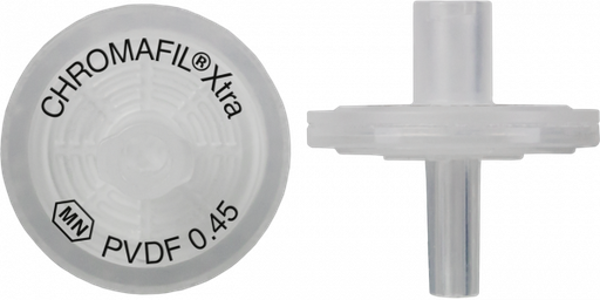 Imagen de Pack de 100 Filtros para Jeringas Chromafil PVDF 0,45um D 13mm SP