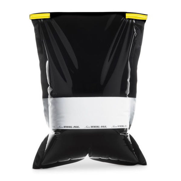 Imagen de Bolsa Estéril Negra para Muestreo con Etiqueta 55oz/1627ml 19x30cm Whirl-Pak