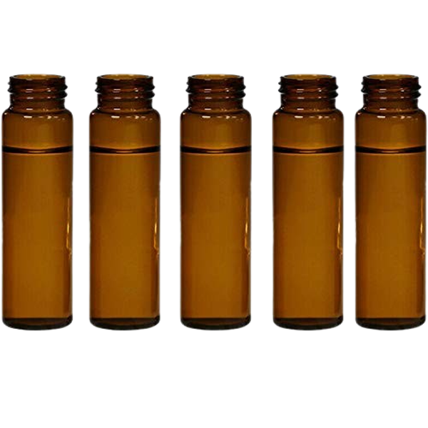 Imagen de Caja de 100 Viales Ámbar 2ml con Tapa Rosca PTFE