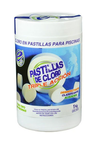 Imagen de Tabletas de Cloro Triple Acción Eco Clor 1kg