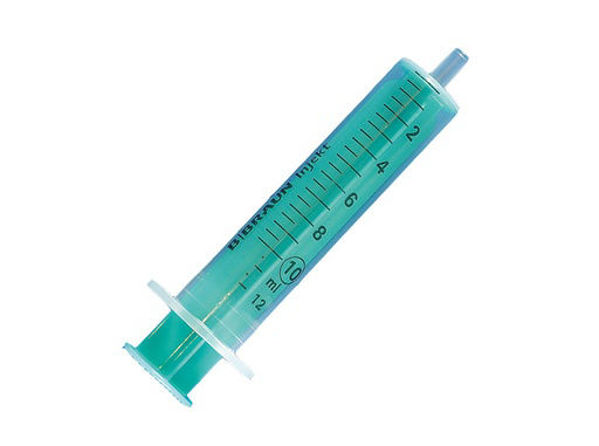 Imagen de Caja de 100 Jeringas Injekt 10mL s/a Excéntrica sin Pistón de Goma B Braun