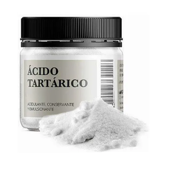 Imagen de Acido Tartarico ACS en envase de 250 gramos