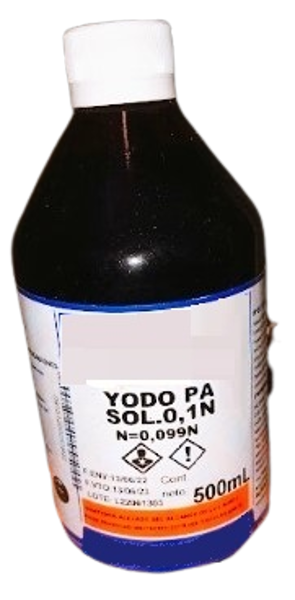 Imagen de Yodo PA Solución 0.1N 500ml