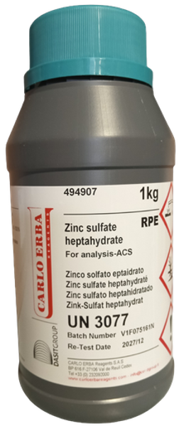 Imagen de Zinc Sulfato 7H2O RPE ACS PA x 1Kg