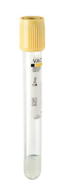 Imagen de Pack de 100 Tubos Vacutest con Gel y Activador Coagulante 5ml