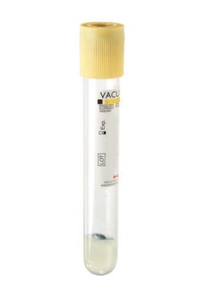Imagen de Pack de 100 Tubos Vacutest con Gel y Activador Coagulante 8ml