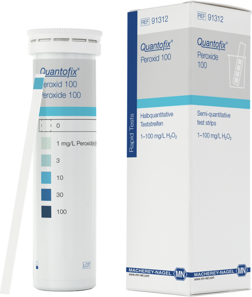 Imagen de Tiras para Determinación de Peróxido 100 Quantofix