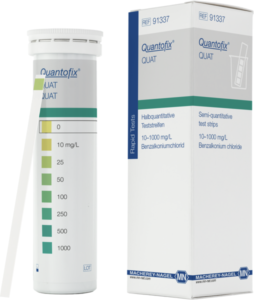 Imagen de Tiras para Determinación de Amonio Cuaternario Quantofix