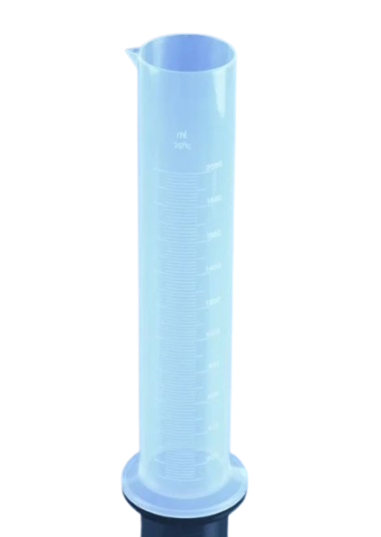 Imagen de Caja de 12 Probetas 50ml de Plástico de Base Redonda Glassco