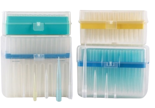 Imagen de Tips 200 ul Amarillo Esteril DNA/RNA/PIR. Free (Rack 96)