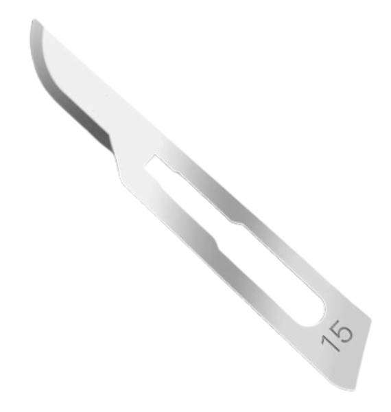 Imagen de Hojas de Bisturí N°15 para Mango 3 Heinz Herenz