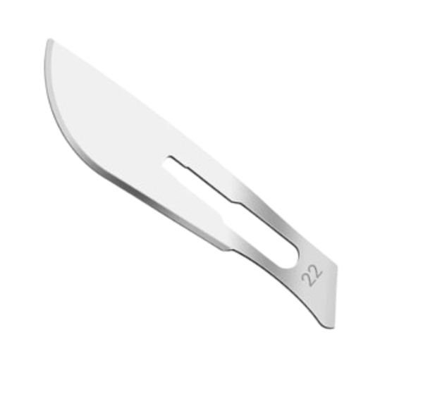 Imagen de Hojas de Bisturí N°22 para Mango 4 Heinz Herenz