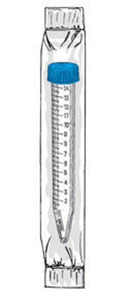 Imagen de Tubo PP Cónico 15ml Estéril Kima (x 25)