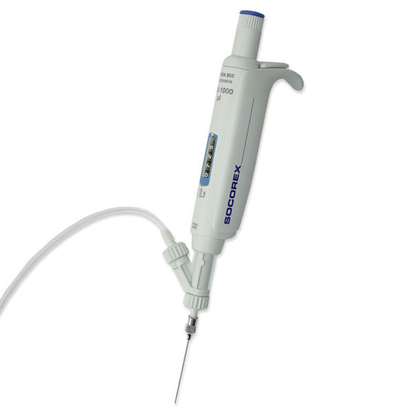 Imagen de Micropipeta Dispensadora 5-50ul Self Refill Socorex