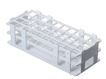 Imagen de Gradilla Desarmable de Plástico para 60 Tubos 16mm Glassco (x6)