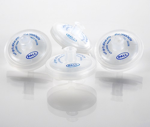 Filtros de Jeringa Valuprep Membrana PVDF de 25 mm 1000u Pall