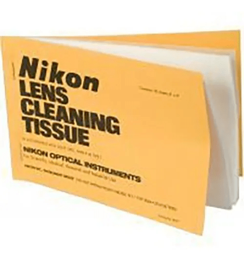 Librillo de Papel Óptico para Limpieza de Lentes Nikon