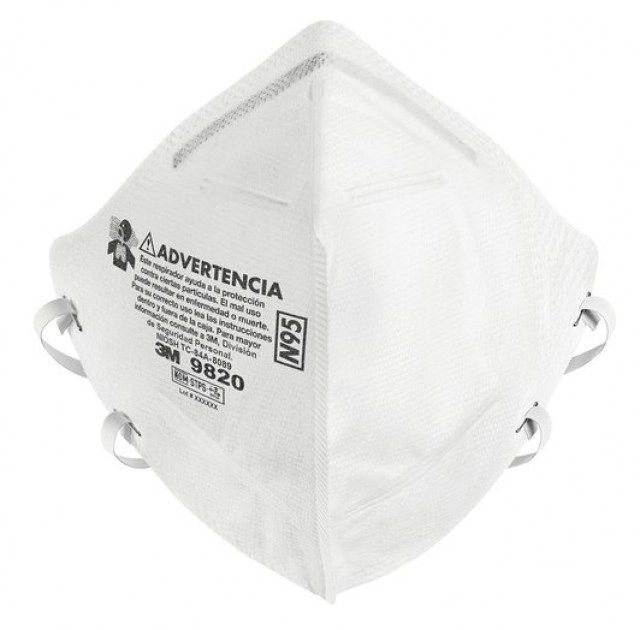 Protección Respiratoria para Partículas Plegable 3M - 9820