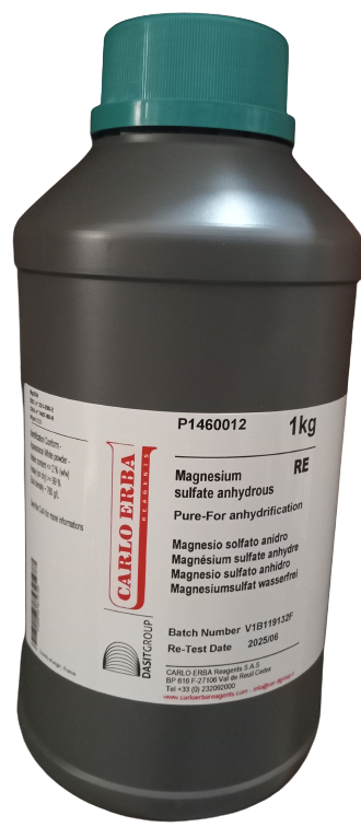 Magnesio Sulfato Anhidro RE Puro x 1kg