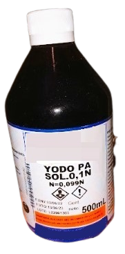 Yodo PA Solución 0.1N 500ml