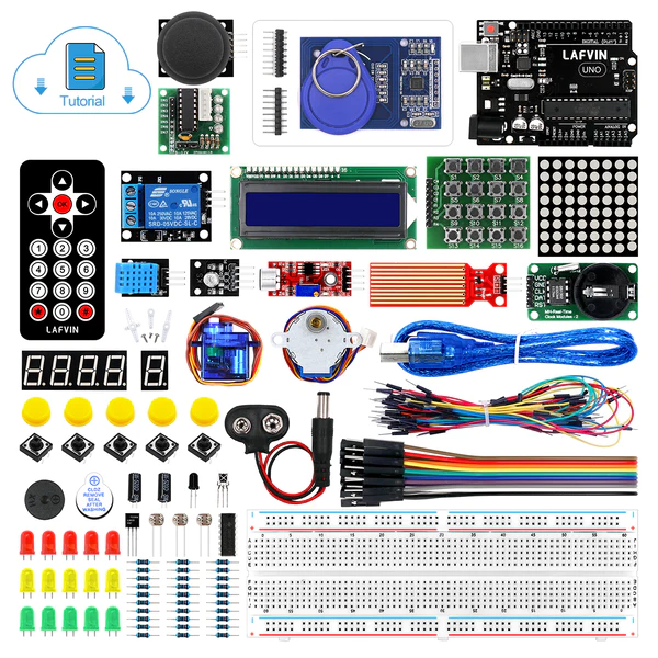 Kit Arduino Basic Starter Uno R3 Proyecto con Tutorial 