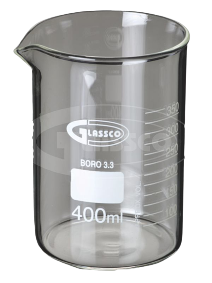 Vaso de Bohemia de Vidrio Forma Baja 250ml con Pico Glassco