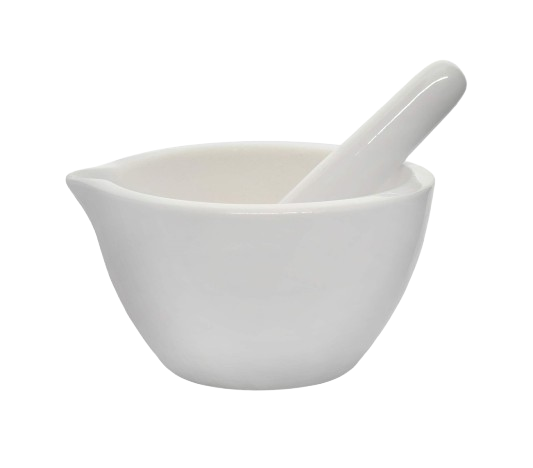 Mortero de Porcelana con Mano