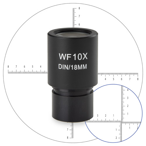 Ocular con Micrómetro WF 10mm/100  Euromex