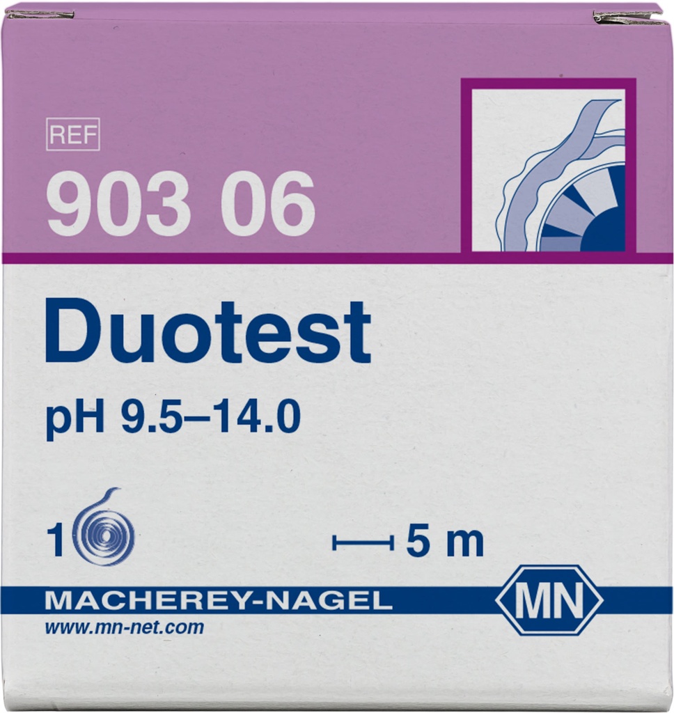 Tiras de pH 9.5-14.0 Macherey-Nagel - Duotest 