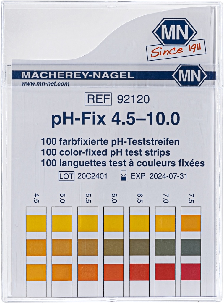 Tiras Indicadoras de pH Macherey-Nagel - 4.5-10.0