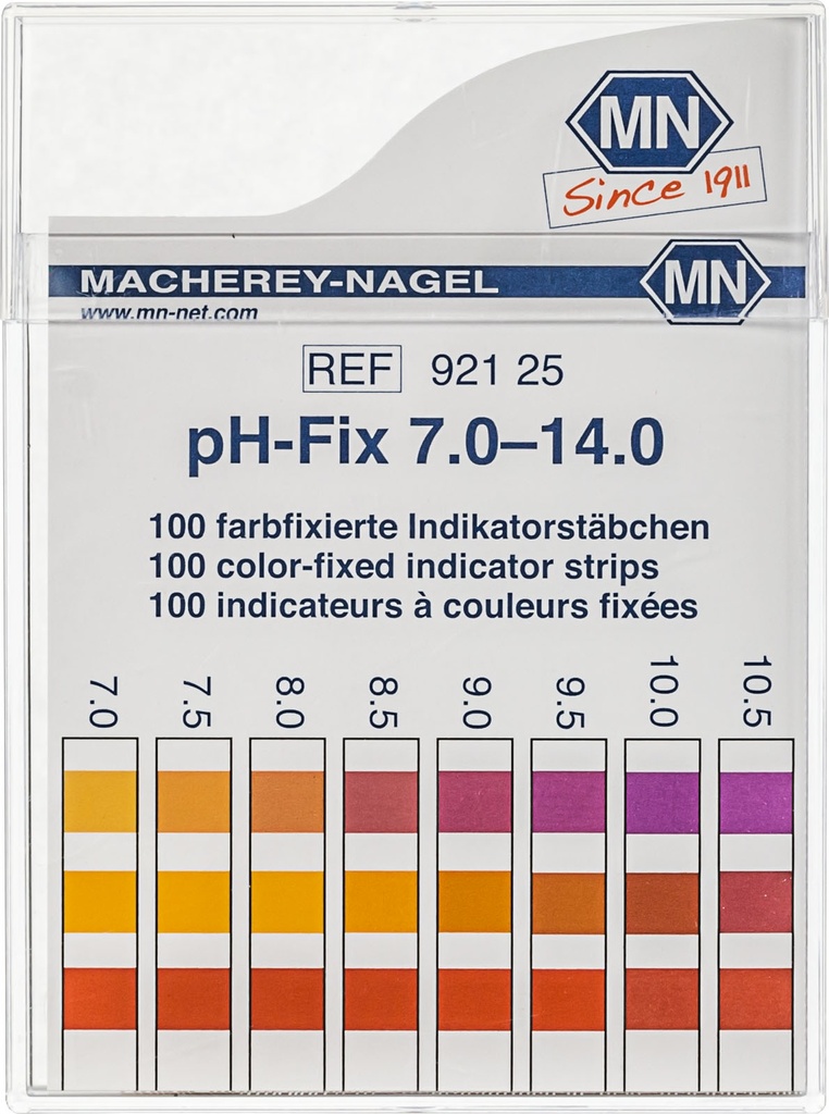 Tiras Indicadoras de pH Macherey-Nagel - 7.0-14.0