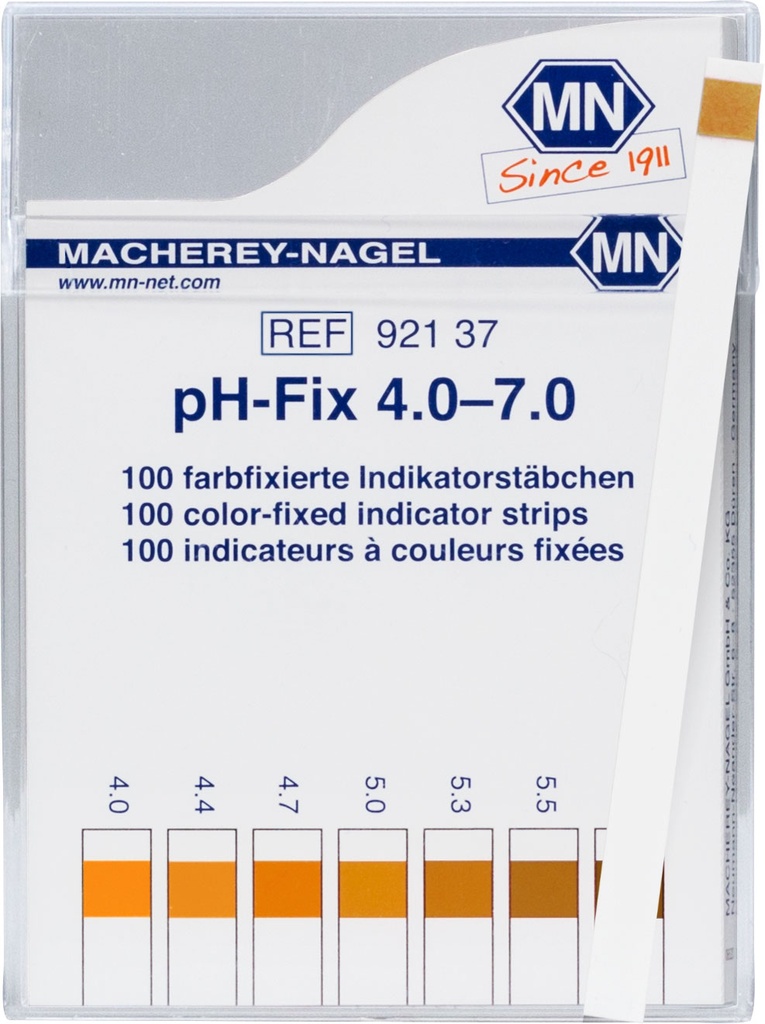 Tiras Indicadoras de pH Macherey-Nagel - 4.0-7.0