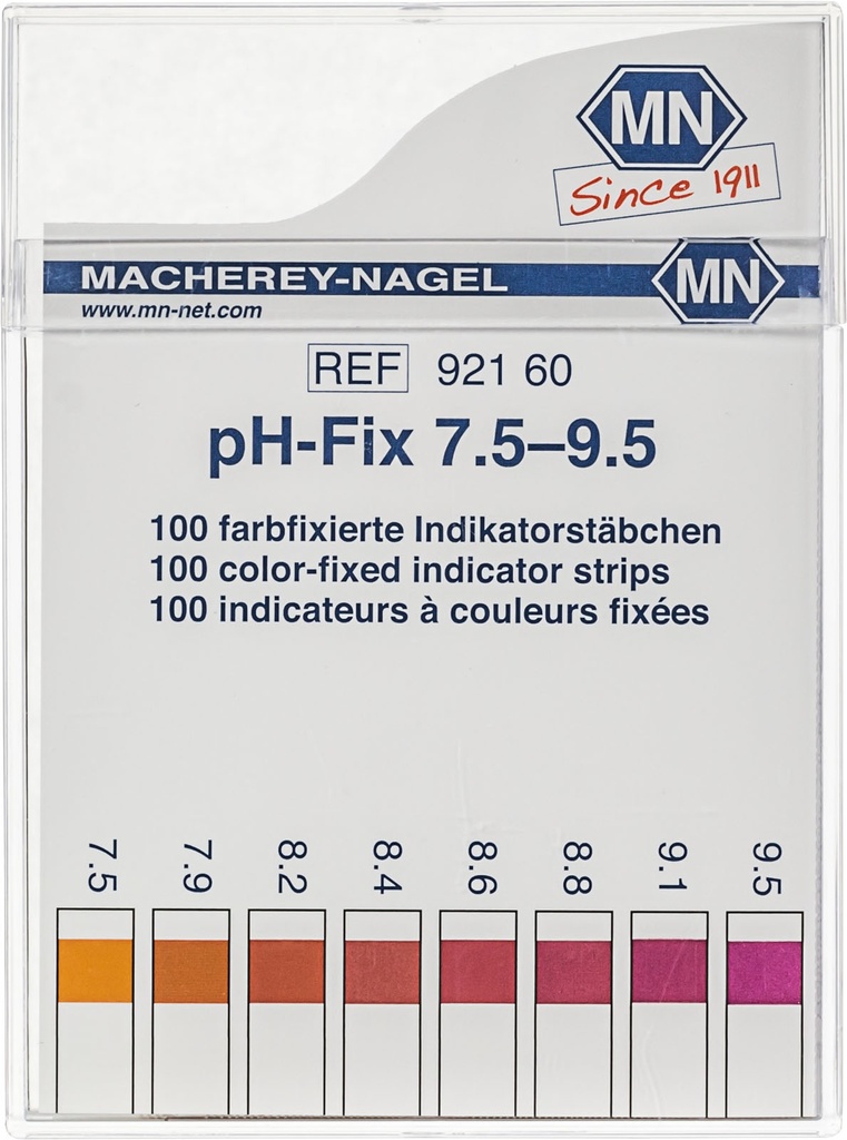 Tiras Indicadoras de pH Macherey-Nagel - 7.5-9.5