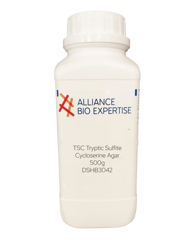 [ORODSHB3042] TSC Tryptose Sulfite Cycloserine AGAR 500g ABE