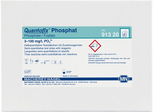 [91320] Tiras para Determinación de Fosfato Quantofix