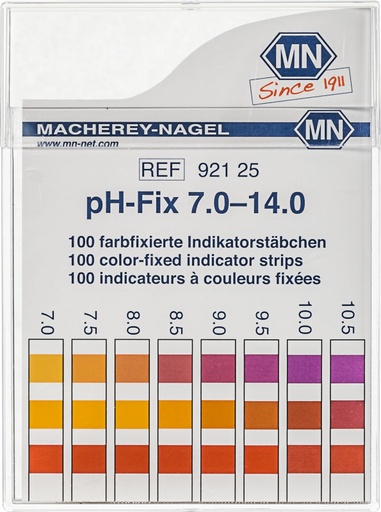 [92125] Tiras Indicadoras de pH Macherey-Nagel - 7.0-14.0